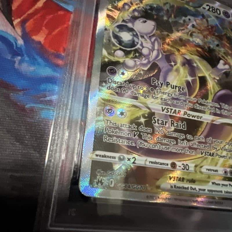 2023 Pokémon SWSH FA/MewTwo VSTAR Crown Zenith #GG44 PSA 9 MINT 2