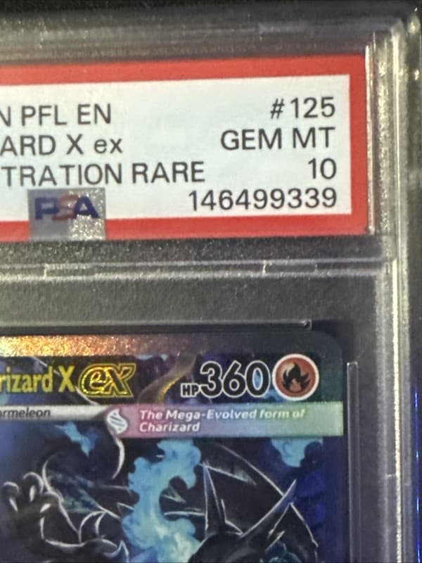 2025 Pokemon Phantasmal Flames Special Illustration Rare Mega Charizard PSA 10 5