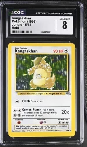 Kangaskhan - 5/64 Jungle - CGC 8
