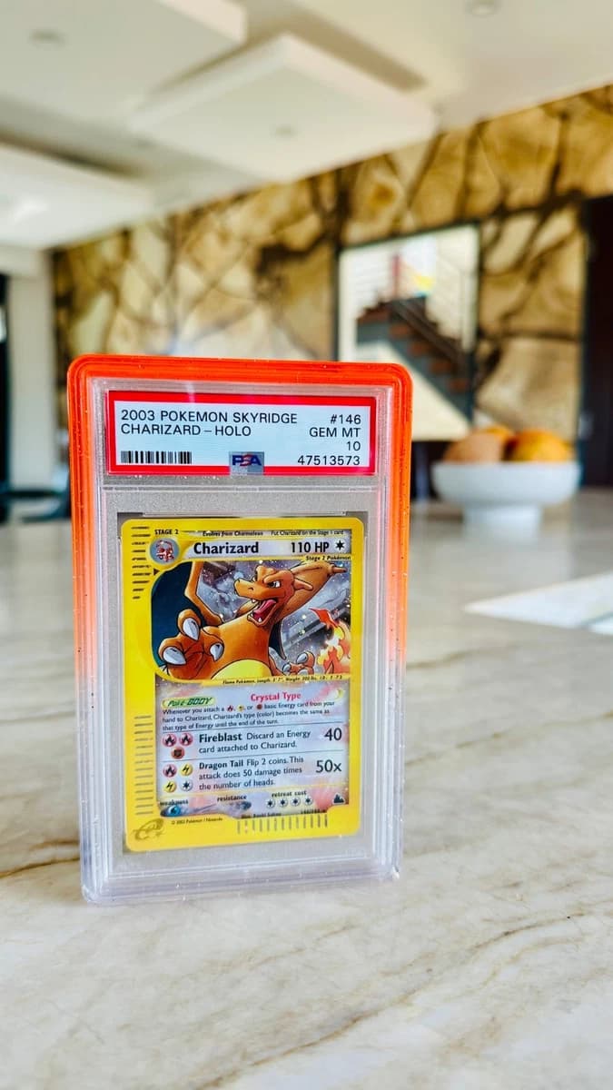 2003 Pokemon Skyridge Crystal Secret Rare #146 Charizard Holo PSA 10 GEM MINT