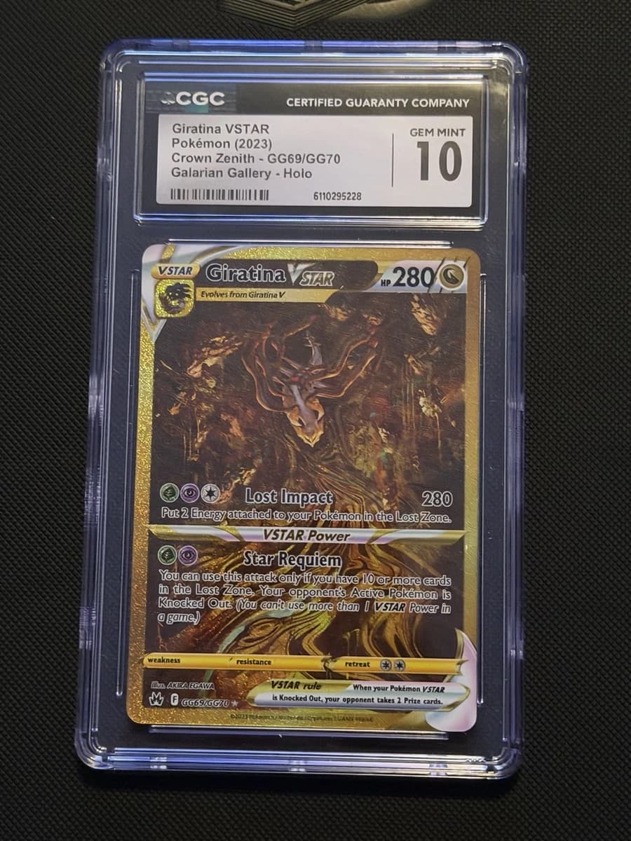 Giratina VSTAR (Secret) GG69/GG70 SWSH: Crown Zenith: Galarian Gallery Holo