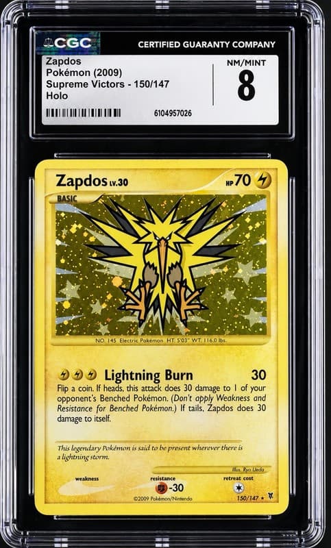 2009 Pokemon Platinum Zapods Holo Supreme Victors #150