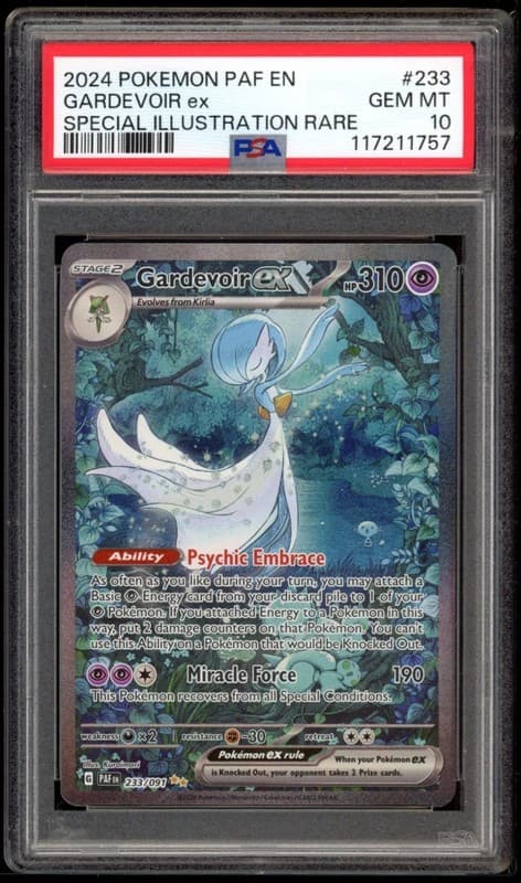 Pokémon Gardevoir EX Special Illustration Rare Paldean Fates 233/091 PSA 10