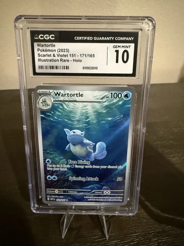 Wartortle Scarlet & Violet 171/165 IR CGC Gem Mint 10