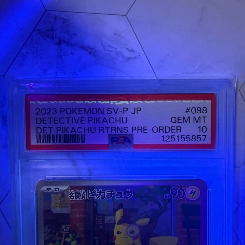 Detective Pikachu PSA10 SV P Pokemon Card Promo Returned 3