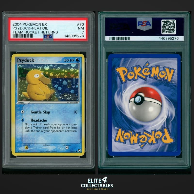 Psyduck 70/109  - PSA 7 (Team Rocket Returns)