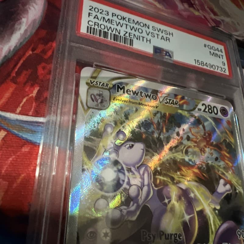 2023 Pokémon SWSH FA/MewTwo VSTAR Crown Zenith #GG44 PSA 9 MINT 3