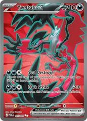 2026 POKEMON PERFECT ORDER #105/088 YVELTAL EX ULTRA RARE TAG 10 105/088