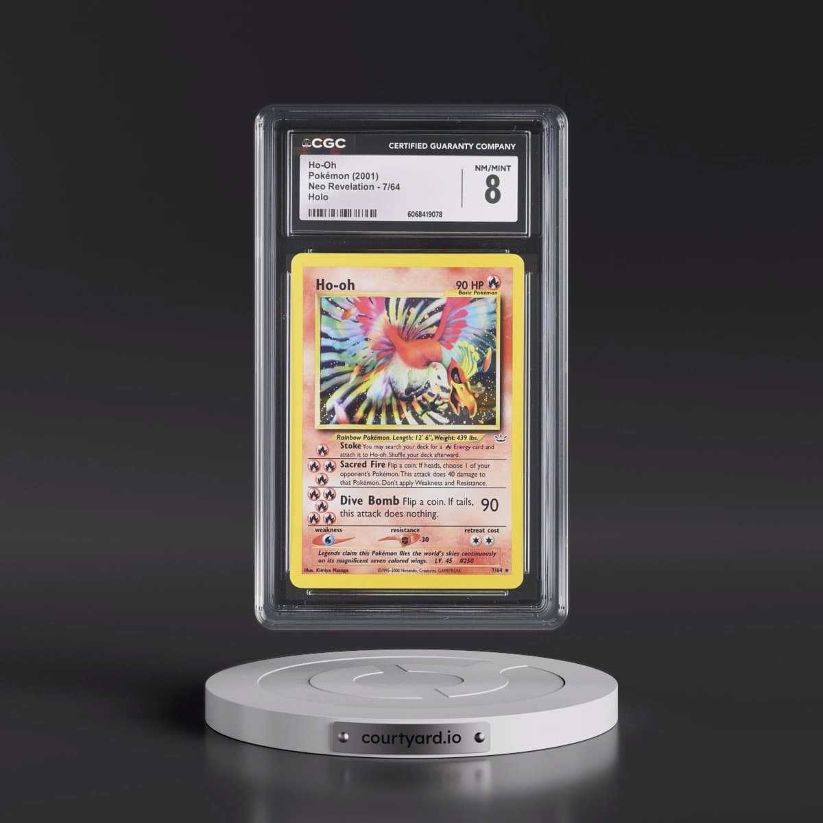 2001 Neo Revelation #7/64 Ho-Oh - Holo (CGC 8 NM-MT)