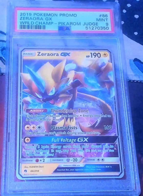 Zeraora GX 86/214 - World Championships 2019 Deck PSA 9