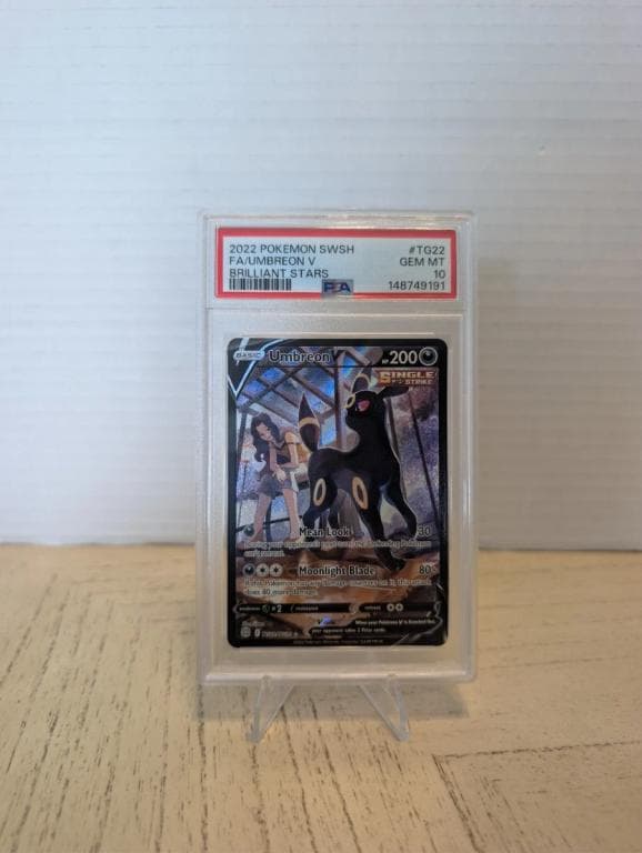 Pokemon Umbreon V TG22 Brilliant Stars PSA 10 English