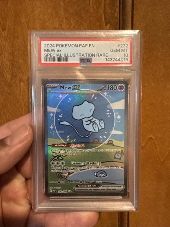 PSA 10 Bubble Mew - MEW EX #232 (SIR) Paldean Fates gem mint