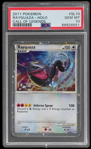 2011 Pokemon Call of Legends Holo Rayquaza #SL10