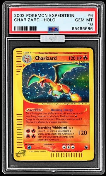 2002 Pokemon Expedition Holo Charizard #6