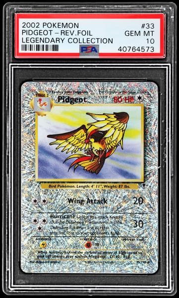 2002 Pokemon Legendary Collection Reverse Holo Pidgeot #33