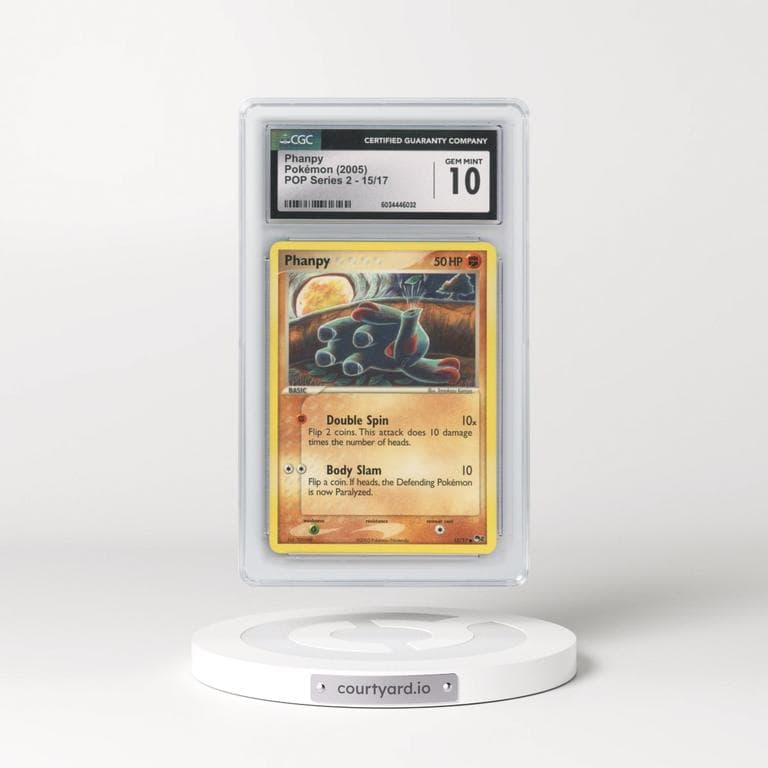 2005 POP Series 2 #15/17 Phanpy (CGC 10 GEM MINT)