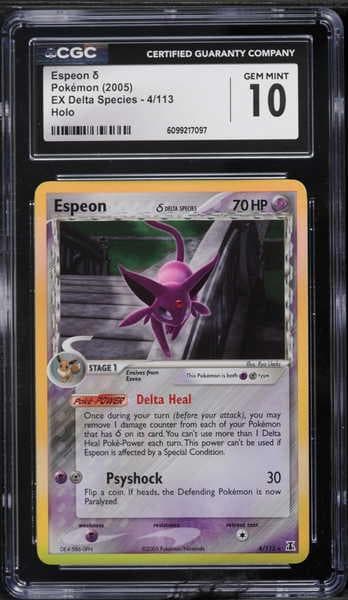 2005 Pokemon Ex Delta Species Holo Espeon #4