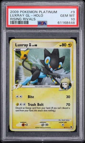 2009 Pokemon Platinum Rising Rivals Holo Luxray #9 PSA 10 GEM MINT