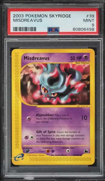 2003 Pokemon Skyridge Misdreavus #39 PSA 9 MINT