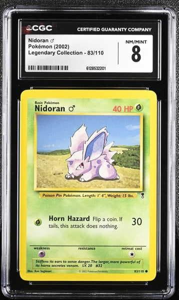 Nidoran 2002 Legendary Collection #83 (CGC 8)