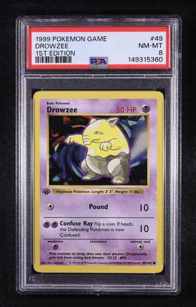 Drowzee 1999 Pokemon 1st Edition #49 (PSA 8)