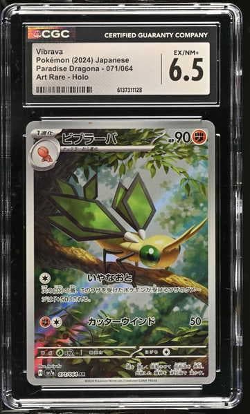 Vibrava 2024 Paradise Dragona Art Rare Holo #071 (CGC 6.5)