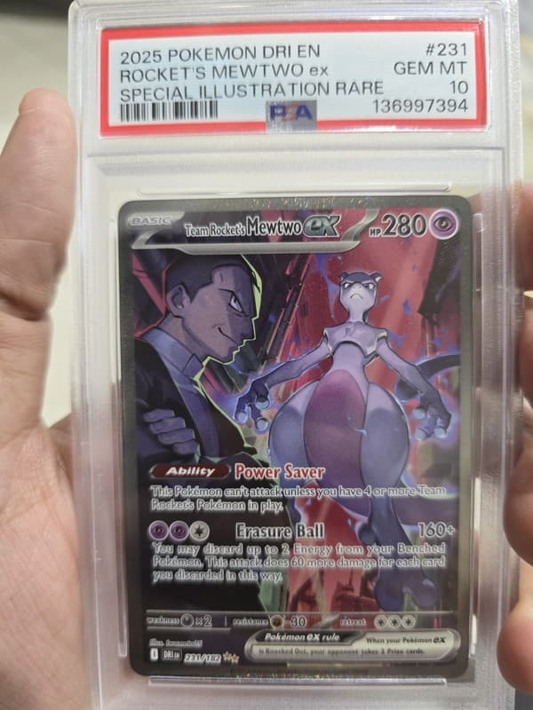 Mewtwo Destend Rivals Team Rocket's Mewtwo ex — Destined Rivals — PSA 10 | CardIndex